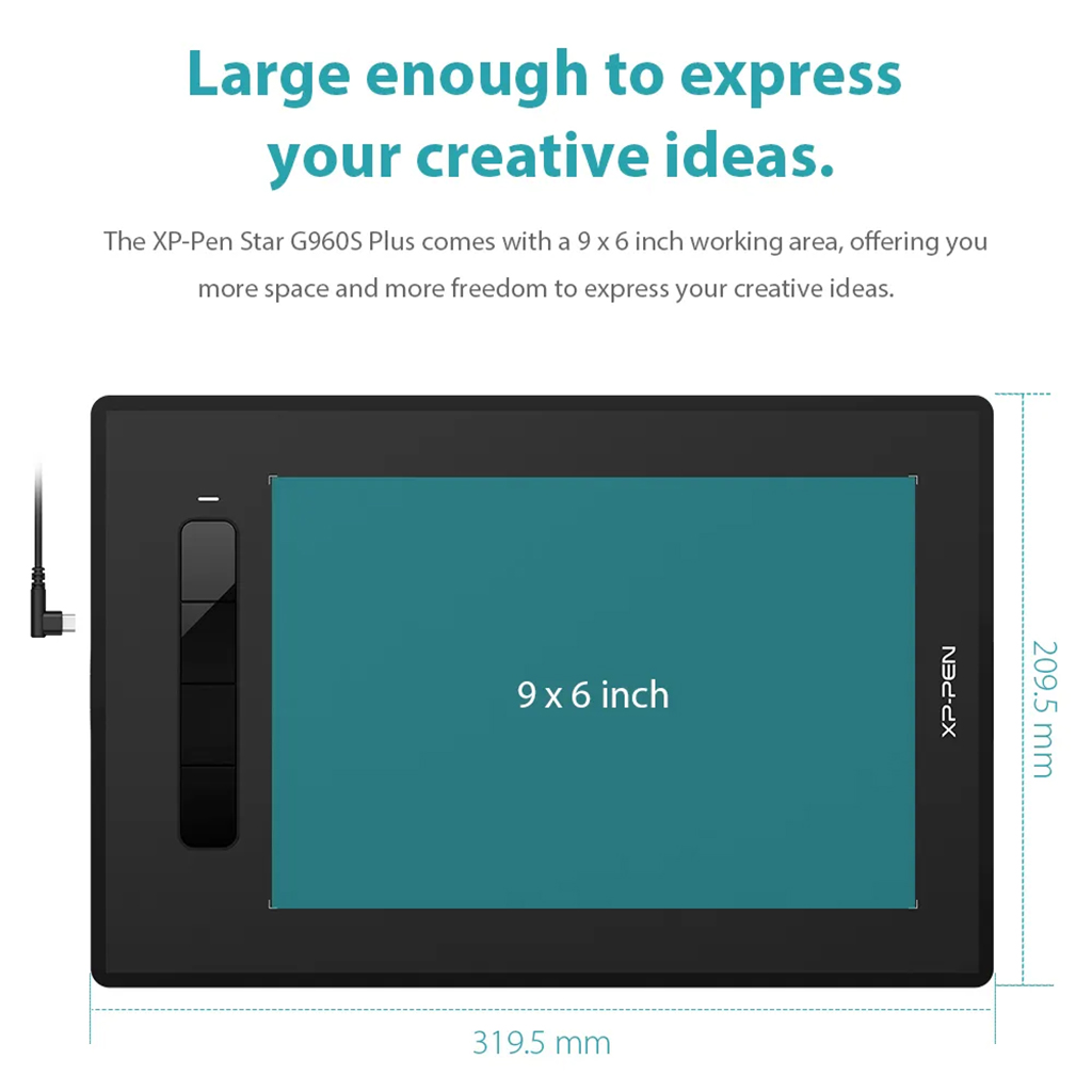 XP-Pen Star G960S Plus Pen Tablet