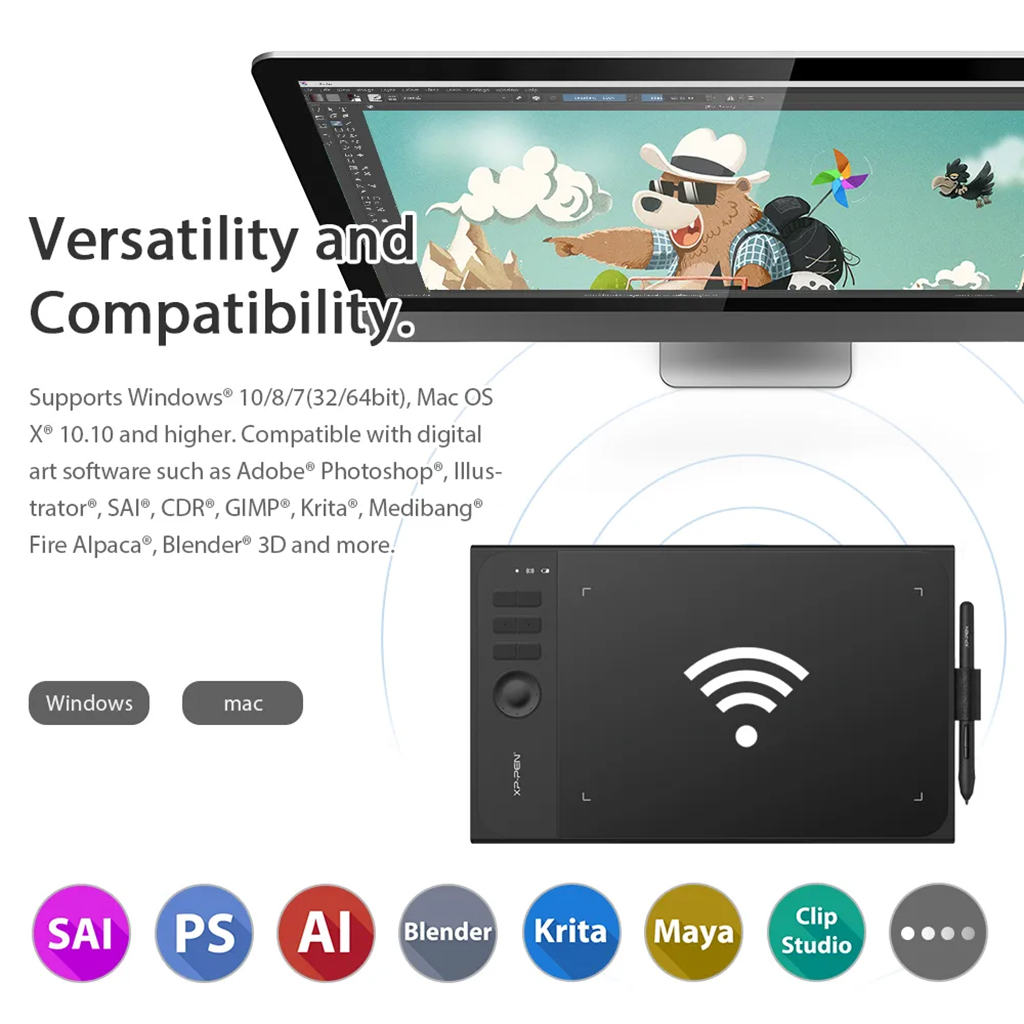 XP-Pen Star 06 Wireless Pen Tablet