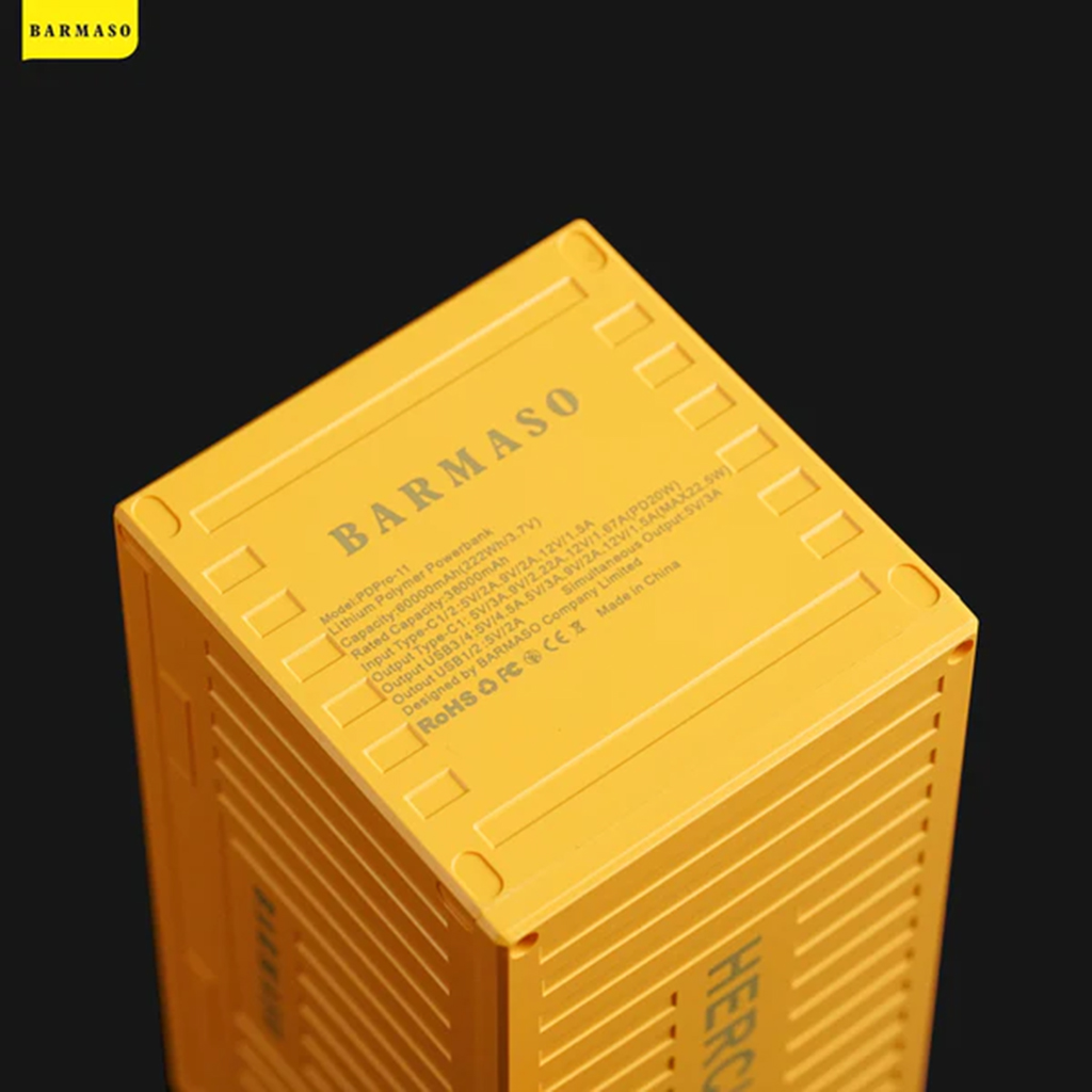 Barmaso 22.5W Hercules Power Bank 60000mAh