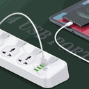 Gadget Max GMSC04 Multi Extension Socket(1Type-C+3USB+5AC Outliets)