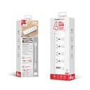 Gadget Max GMSC04 Multi Extension Socket(1Type-C+3USB+5AC Outliets)