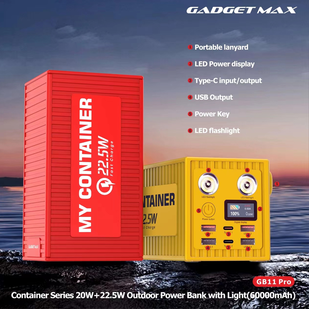 Gadget Max GB11 Pro 60000mAh Power Bank