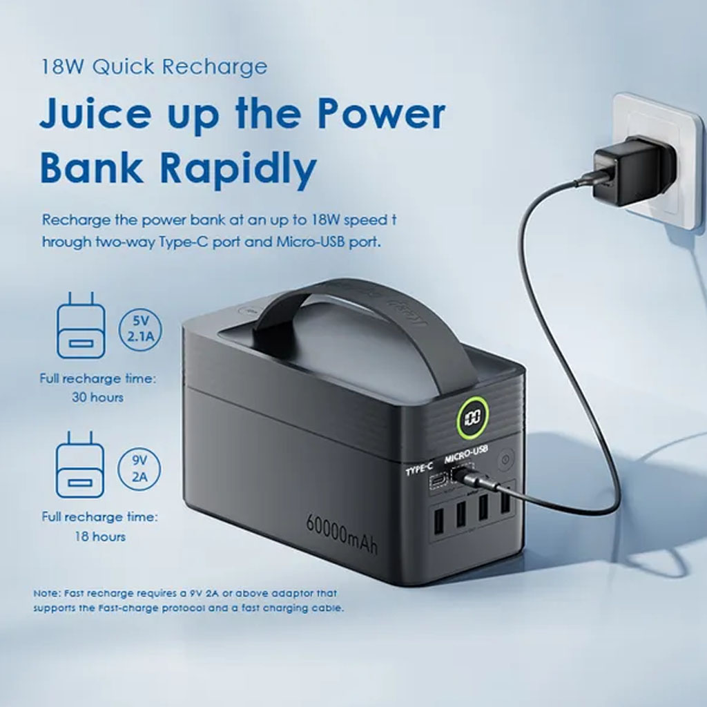 Oraimo OPB-600Q 60000mAh Power Bank