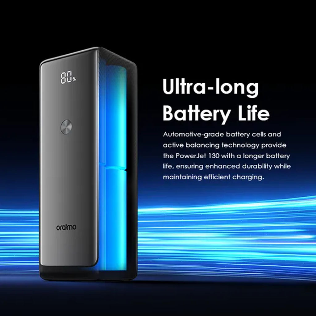 Oraimo PowerJet 130 27600mAh 130W Laptop Power Bank (OPB-727SQ)