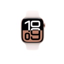 Apple Watch Series 10 (42mm) RoseGold Alluminium Case with StarLight Sport Band (MWWH3)