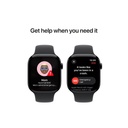 Apple Watch Series 10 (46mm) JetBlack Aluminum Case with Black Sport Band (MWWP3ZP/A)