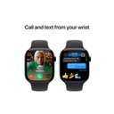 Apple Watch Series 10 (46mm) JetBlack Aluminum Case with Black Sport Band (MWWP3ZP/A)