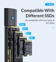 Orico M.2 Hard Drive Enclosure (PWM2-BK-EP)