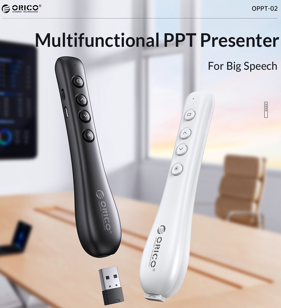 Orico Presentation Clicker (Red Laser) (OPPT-02-BK-BP)