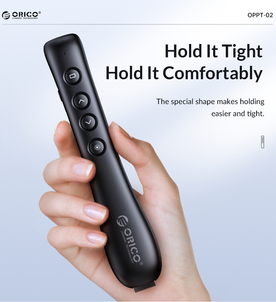 Orico Presentation Clicker (Red Laser) (OPPT-02-BK-BP)