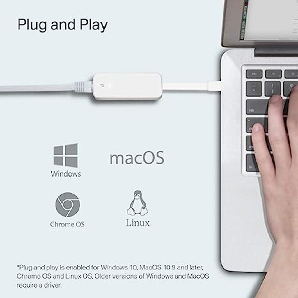 TP-Link USB-C to Gigabit Ethernet Network Adapter UE300C