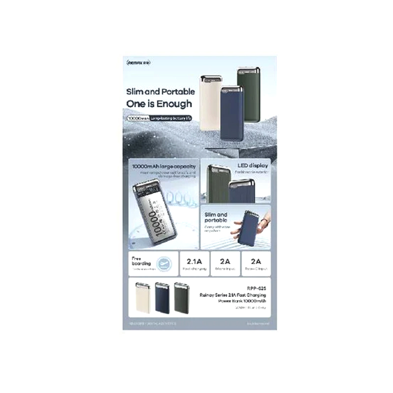 Remax Ruinay Series 10000mAh Power Bank (RPP-625)