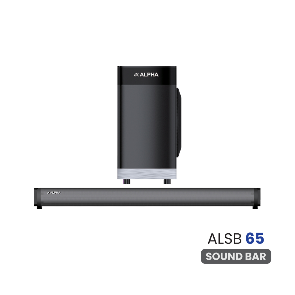 Alpha Speaker ALSB-65 (2.1) Sound Bar (65W)