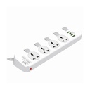 Gadget Max GMSC04 Multi Extension Socket(1Type-C+3USB+5AC Outliets)