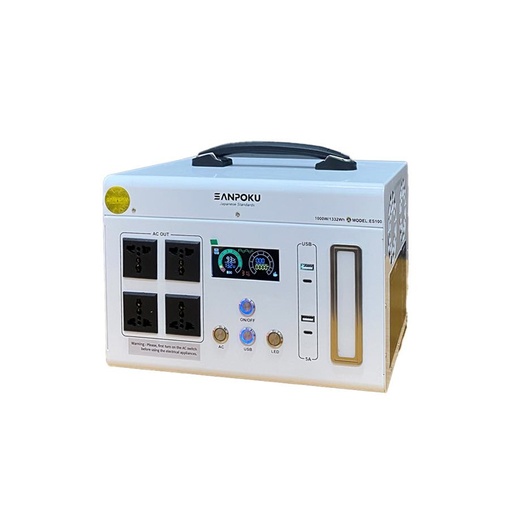 [021000091] Sanpoku Portable Power Station 1000W(ES100)